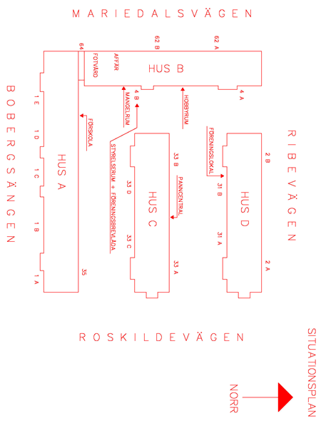 Situationsplan över Brf Svenstorp 3